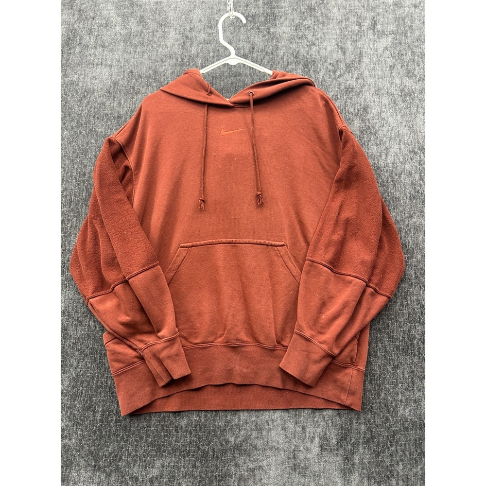 Nike Sportswear Phoenix‎ Fleece Hoodie Womens Small Rugged Orange Oversized Fit